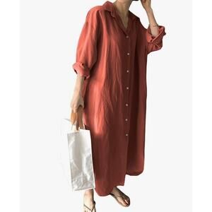 Women's Rust Maxi Dress